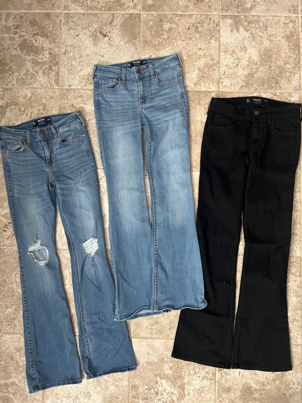 NWOT Hollister mid rise boot 0 short set of 3